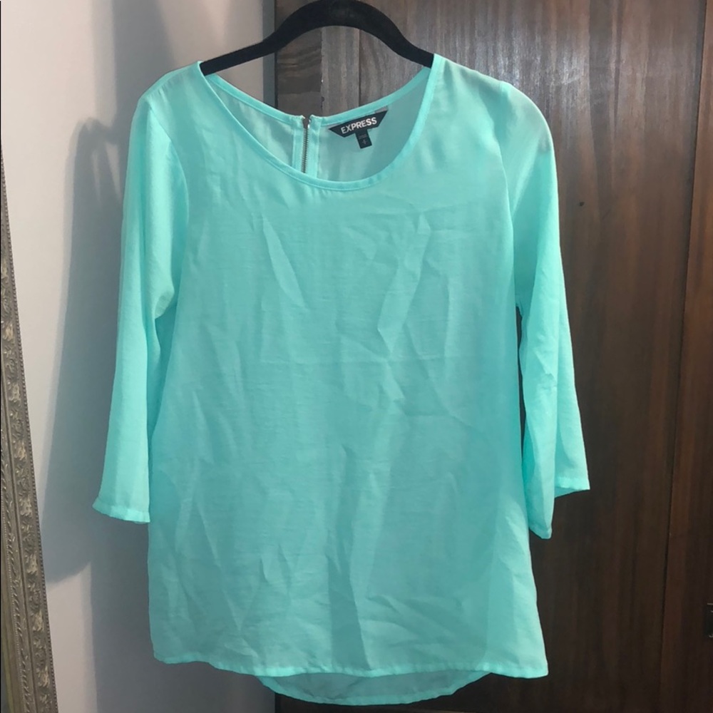 EXPRESS Mint Green Shirt